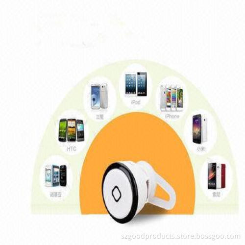 OEM Super Mini Bluetooth Headset with CSR Chipset, Supports Multipoint Connection